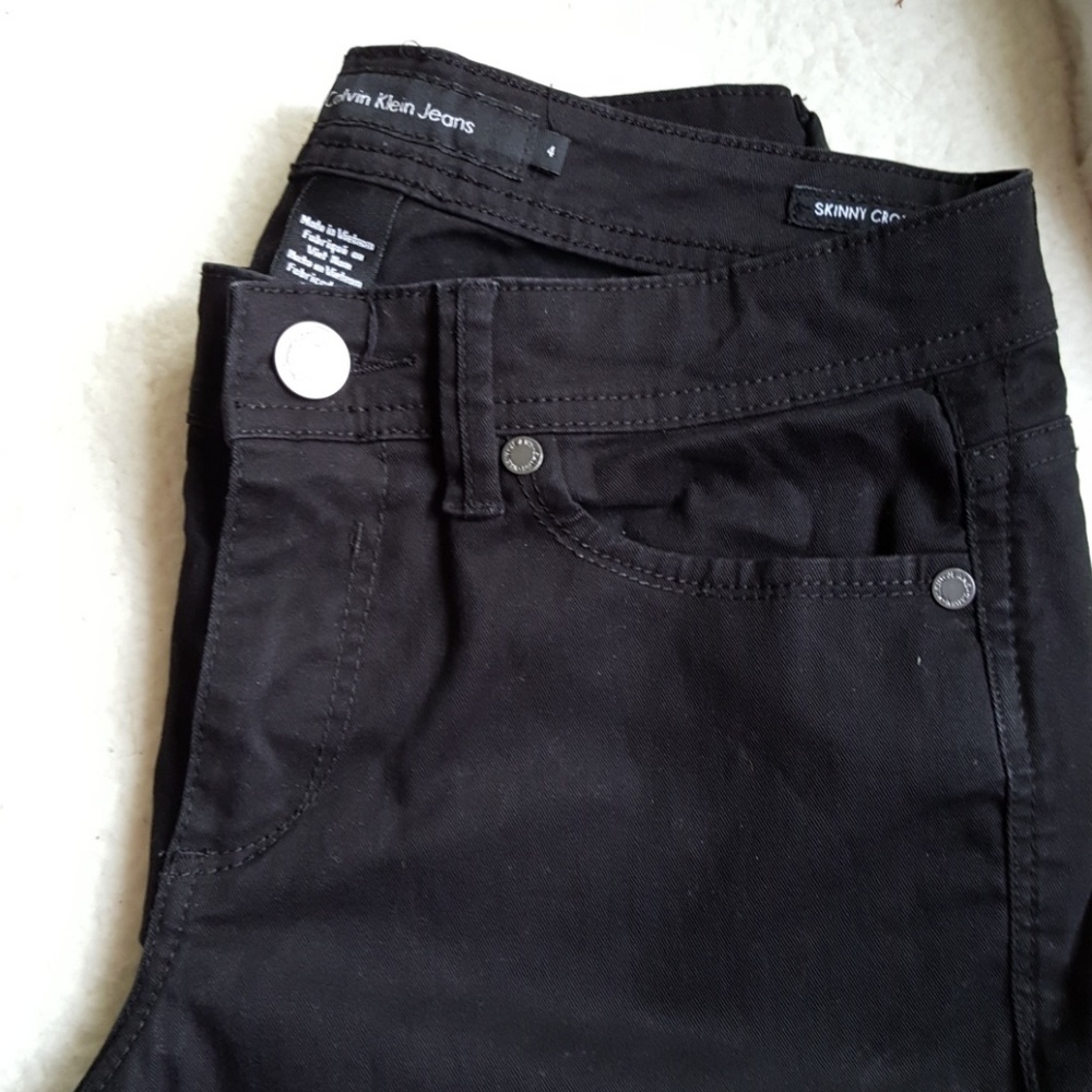 Calvin Klein skinny cropped jeans
